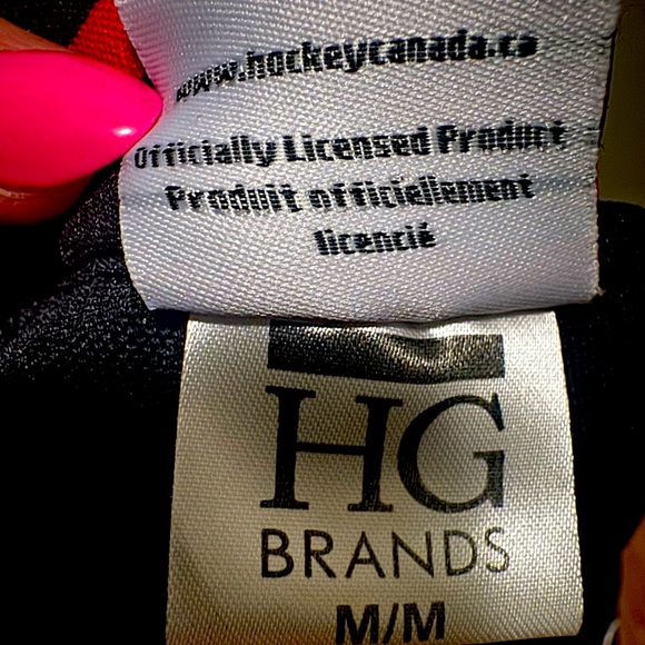 New Team Canada Hockey Jersey NHL Size Medium Black Long Sleeve Unisex - Picture 4 of 4